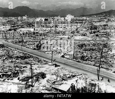 La Bomba atomica 1945 Hiroshima Foto Stock