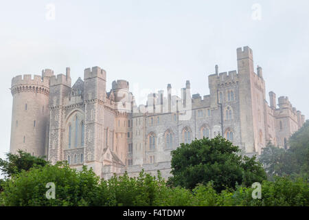 Inghilterra, West Sussex, Arundel, Castello di Arundel Foto Stock