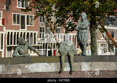 Hoorn Jongens van de Bonte Koe Hoorn paesi bassi nederland porto storico porto Foto Stock