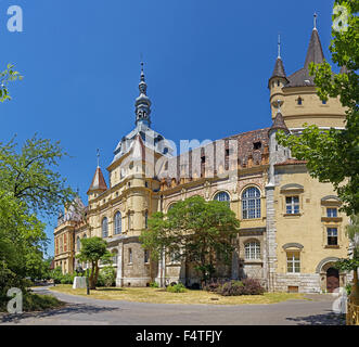 Città di boschetti, Varosliget, Castello Vajdahunyad, Museo dell'agricoltura Foto Stock