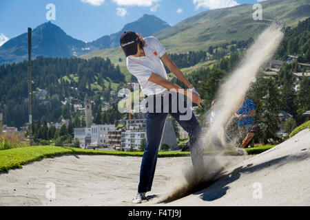 Kulm, golf a Saint Moritz, Foto Stock