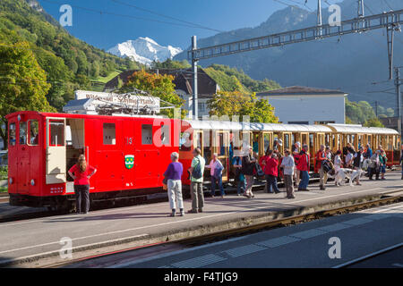 Schynige Platte funivia Foto Stock