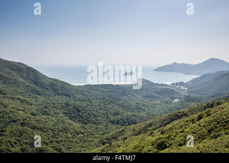 Stacciature picco in Sai Kung National Park, Hong Kong il 21 ottobre 2015. Foto Stock