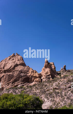 Montagne organ, deserto picchi, rocce, monumento nazionale, Nuovo Messico, USA, America, paesaggio Foto Stock