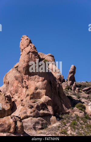 Montagne organ, deserto picchi, rocce, monumento nazionale, Nuovo Messico, USA, America, paesaggio Foto Stock