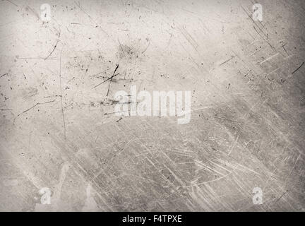 Graffiato texture metallica Foto Stock