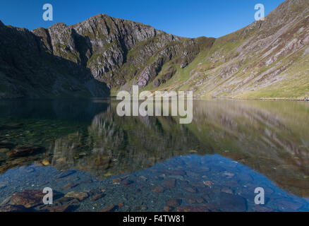 Llyn Cau, Cadair Idris, Snowdonia Foto Stock