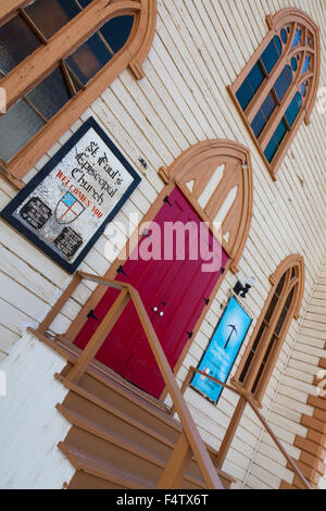 Il rendering di astratta di san Paolo chiesa episcopale in Virginia City, Nevada Foto Stock