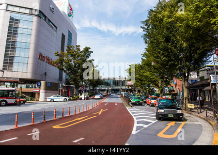 I taxi in attesa,JR Stazione Oimachi,Shinagawa-Ku,Tokyo Giappone Foto Stock