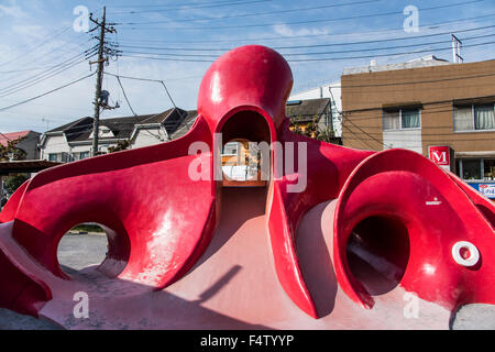 Octopus Park, vicino stazione Shimoshinmei,Shinagawa-Ku,Tokyo Giappone Foto Stock