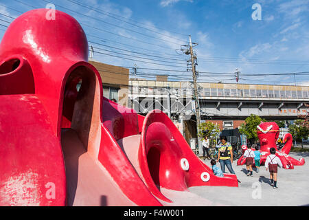 Octopus Park, vicino stazione Shimoshinmei,Shinagawa-Ku,Tokyo Giappone Foto Stock