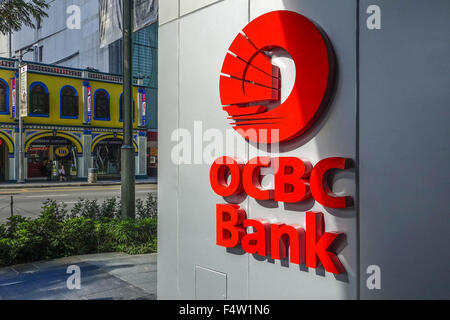 OCBC Bank in Singapore, Sud-est asiatico Foto Stock