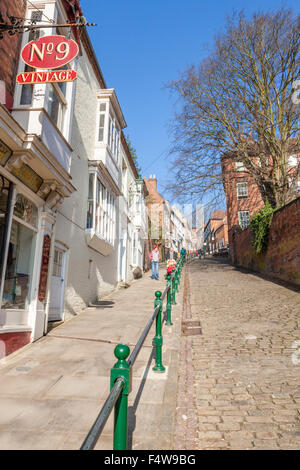 Ripida collina, Lincoln, Lincolnshire, England, Regno Unito Foto Stock