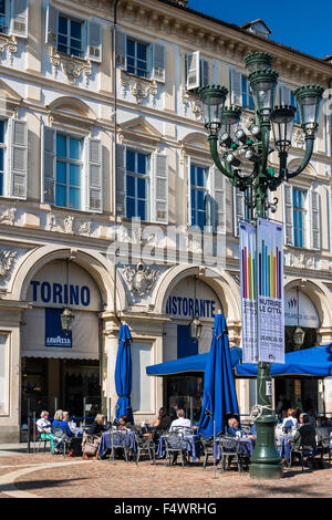 Caffe Torino, Piazza San Carlo, Torino, Piemonte, Italia Foto Stock
