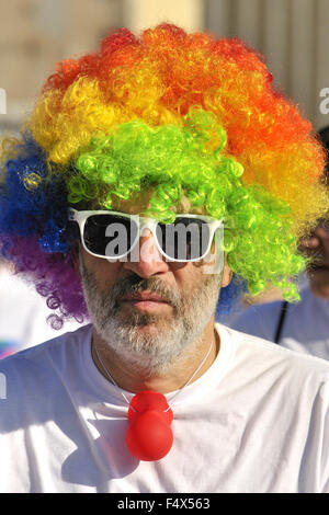 Colour Run Festival di Barcellona Foto Stock