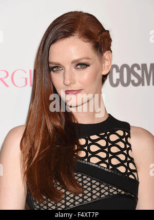 LYDIA HEARST US attrice cinematografica in ottobre 2015. Foto di Jeffrey Mayer Foto Stock