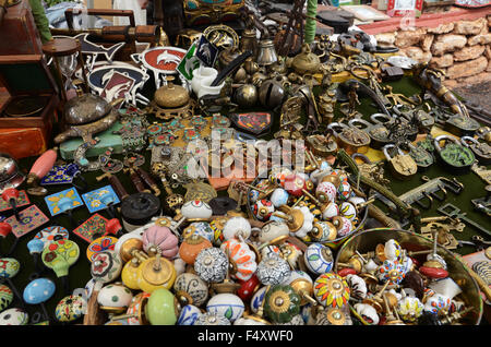 Di Punta Arabi e Mercato hippy di Es Canar a Ibiza Foto Stock