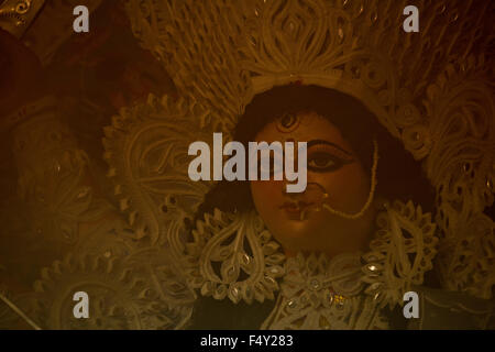 Durga Puja festival celebra in India Foto Stock