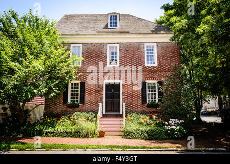 Casa Buck-Chambers (John Buck casa), 103 Queen Street, Chestertown, Maryland Foto Stock