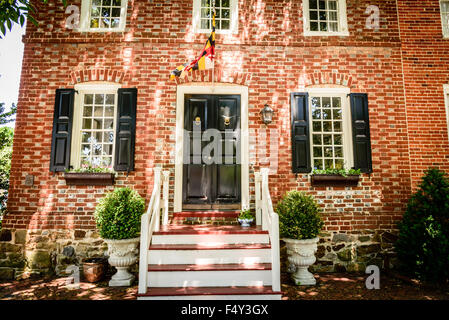 Casa Buck-Chambers (John Buck casa), 103 Queen Street, Chestertown, Maryland Foto Stock