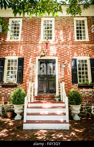 Casa Buck-Chambers (John Buck casa), 103 Queen Street, Chestertown, Maryland Foto Stock