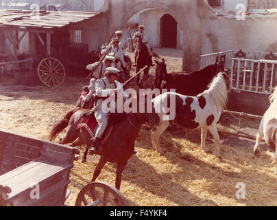 Scena del film 'I Quattro del Pater Noster", 1969 Foto Stock