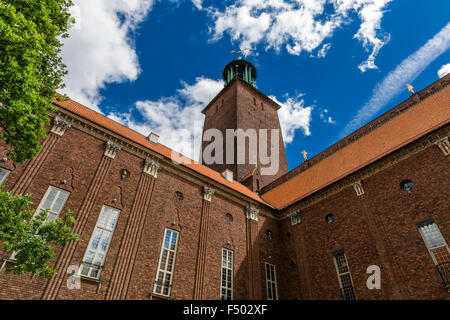 Municipio di Stoccolma raccolta, Stoccolma, Svezia Foto Stock