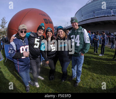 Londra, Regno Unito. 25 ott 2015. NFL International Series. Buffalo Bills rispetto a Jacksonville Jaguars. Credito: Azione Sport Plus/Alamy Live News Foto Stock