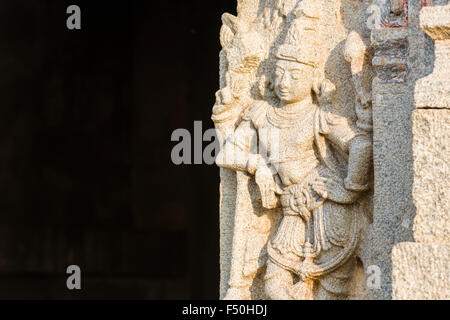 Nameless templi, una parte delle rovine dell' ex impero vijayanagara, che è stata fondata nel 1336 da harihara i e suo fratello Foto Stock