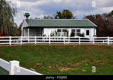 Lancaster, Pennsylvania: Willow Lane una camera scuola Amish house presso la fattoria Amish e casa Foto Stock