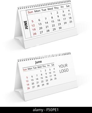 Calendario Illustrazione Vettoriale