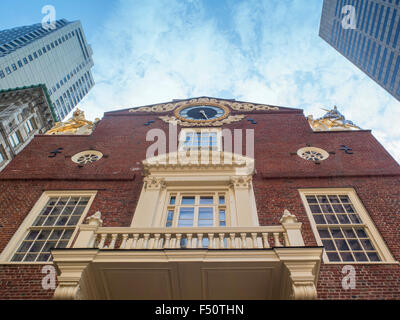 Casa doganale, sito di Boston 'massacre' 1770 Foto Stock
