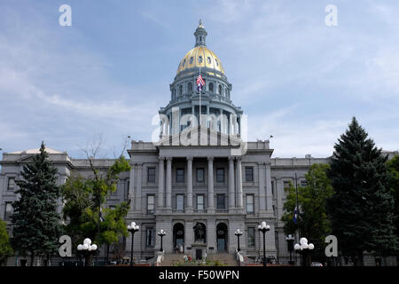 Colorado State Capitol a Denver in Colorado Foto Stock