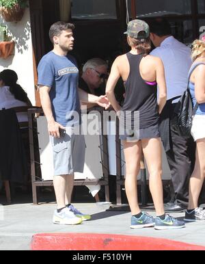 Stella di Entourage, Jerry Ferrara va a pranzo in Beverly Hills offre: Jerry Ferrara dove: Los Angeles, California, Stati Uniti quando: 24 Ago 2015 Foto Stock