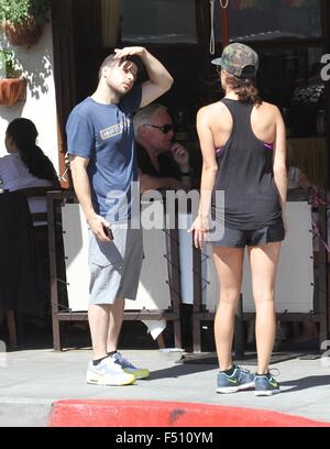 Stella di Entourage, Jerry Ferrara va a pranzo in Beverly Hills offre: Jerry Ferrara dove: Los Angeles, California, Stati Uniti quando: 24 Ago 2015 Foto Stock