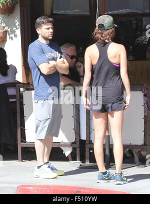 Stella di Entourage, Jerry Ferrara va a pranzo in Beverly Hills offre: Jerry Ferrara dove: Los Angeles, California, Stati Uniti quando: 24 Ago 2015 Foto Stock