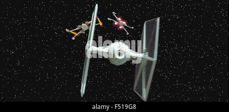 L'Empire Strikes Back (noto anche come Star Wars Episodio V - l'impero colpisce ancora) è un 1980 American epic opera dello spazio film. Questa fotografia è per il solo uso editoriale ed è il copyright del film company e/o il fotografo assegnato dal film o società di produzione e può essere riprodotto solo da pubblicazioni in congiunzione con la promozione del film di cui sopra. Un credito per il film company è richiesto. Il fotografo deve anche essere accreditato quando noto. Foto Stock