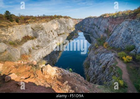 Velká Amerika (Big America, Ceco Grand Canyon), Repubblica Ceca, Europa Foto Stock