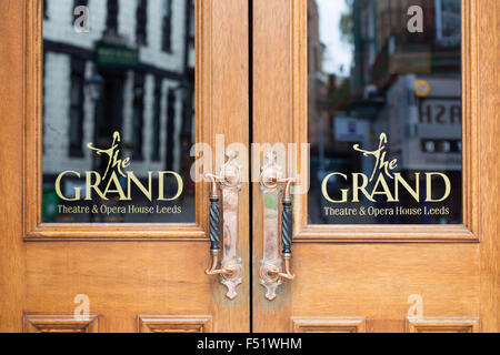 Il Gran Teatro e Opera House di Leeds, West Yorkshire, Regno Unito. Foto Stock