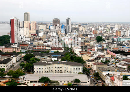 Vista aerea di Guayaquil, Ecuador, Sud America Foto Stock