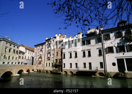 Italia, Veneto, Treviso, città vecchia Foto Stock