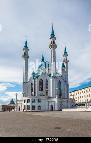 La moschea Kul-Sharif a Kazan, il Tatarstan, Russia Foto Stock