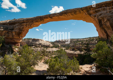 Owachomo Bridge, ponti naturali monumento nazionale, Utah, Stati Uniti d'America Foto Stock