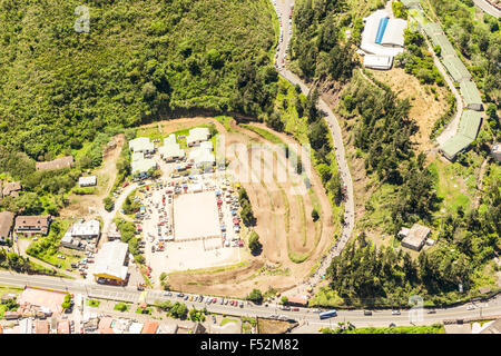 Alta altitudine foto di un evento pubblico In Banos de Agua Santa Provincia Tungurahua Ecuador Foto Stock