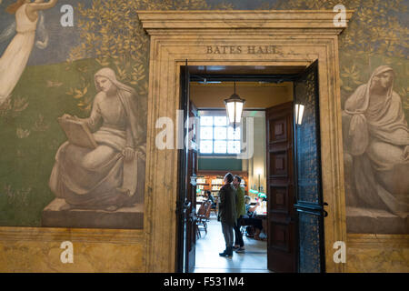 Bates sala d'ingresso in Boston Public Library Foto Stock