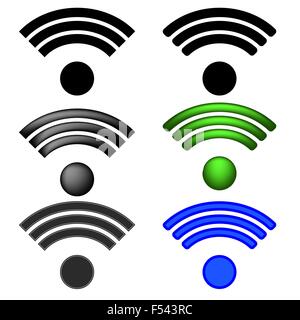 Set di icone di Radio Illustrazione Vettoriale