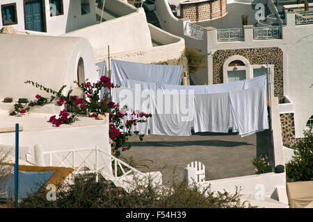 Santorini, Grecia - 19 Settembre 2015: Santorini ,Thera e ufficialmente Thira , Grecia il 19 settembre 2015- Santorini è un è Foto Stock