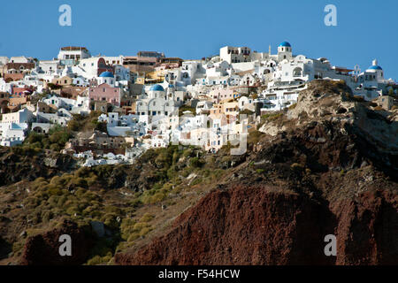 Santorini, Grecia - 19 Settembre 2015: Santorini ,Thera e ufficialmente Thira , Grecia il 19 settembre 2015- Santorini è un è Foto Stock