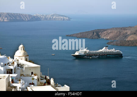 Santorini, Grecia - 19 Settembre 2015: Santorini ,Thera e ufficialmente Thira , Grecia il 19 settembre 2015- Santorini è un è Foto Stock