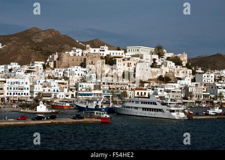 Grecia,Naxos - settembre 21,2015: Naxos è la più grande e più fertile isola delle Cicladi. È situato a sud di M Foto Stock